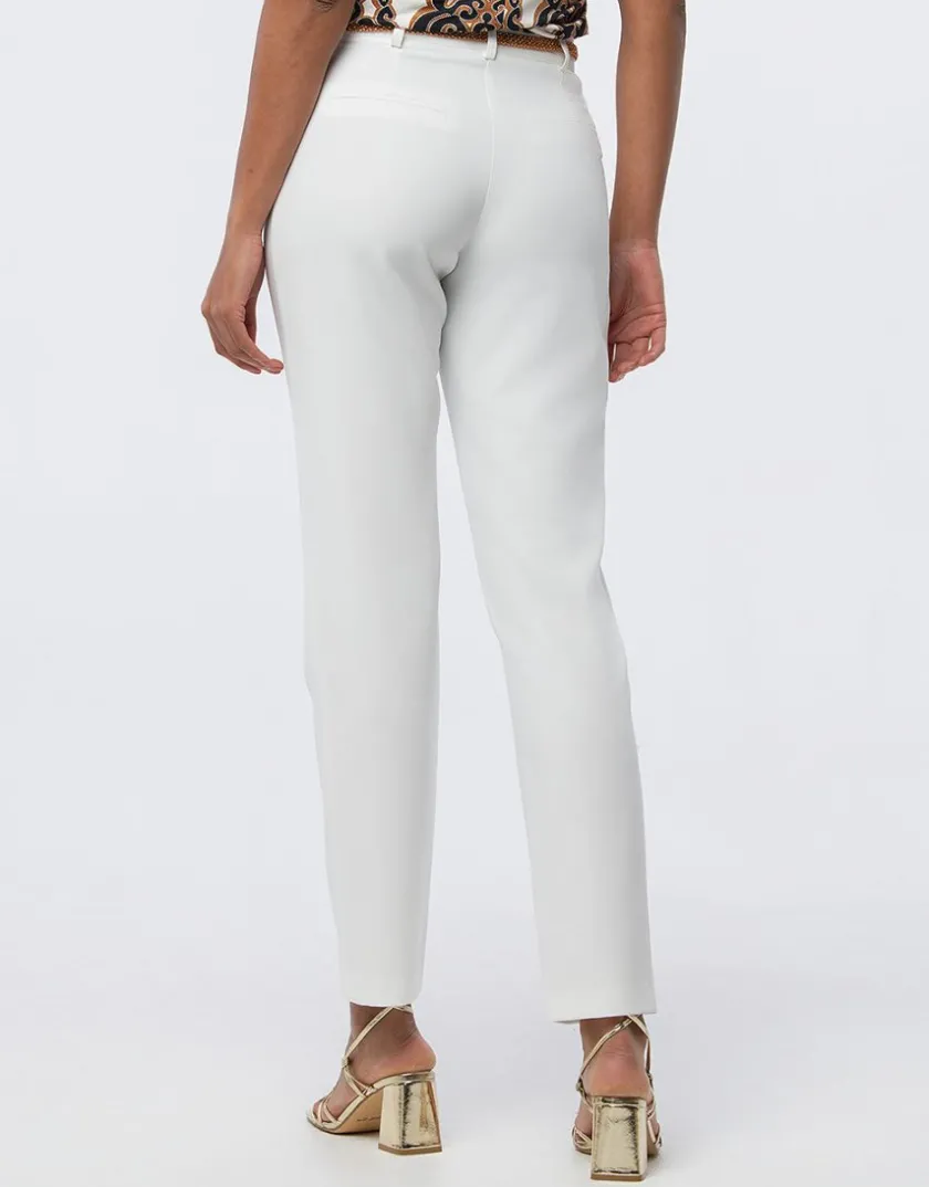 Clearance Pantalon chic écru Droits|Pantalons