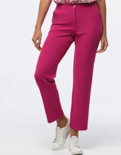 Fashion Pantalon chic framboise Droits|Pantalons