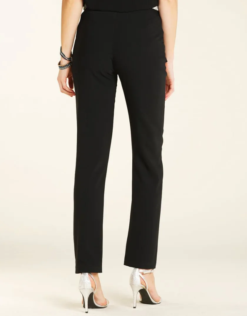 Fashion Pantalon chic noir Droits|Pantalons