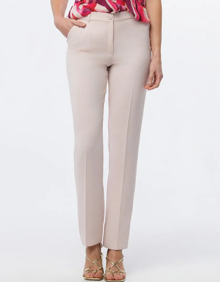 Online Pantalon chic rose clair Droits|Pantalons