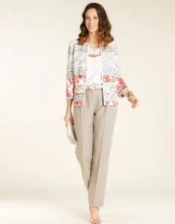 Online Pantalon chic taupe Larges|Pantalons