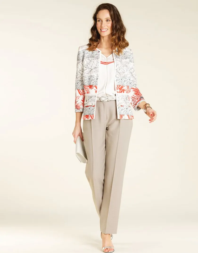 Online Pantalon chic taupe Larges|Pantalons