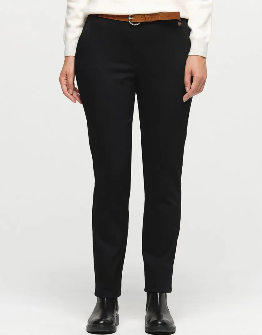 New Pantalon chino noir Pantalons|Ajustés
