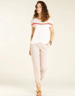 New Pantalon chino stretch Droits|Pantalons