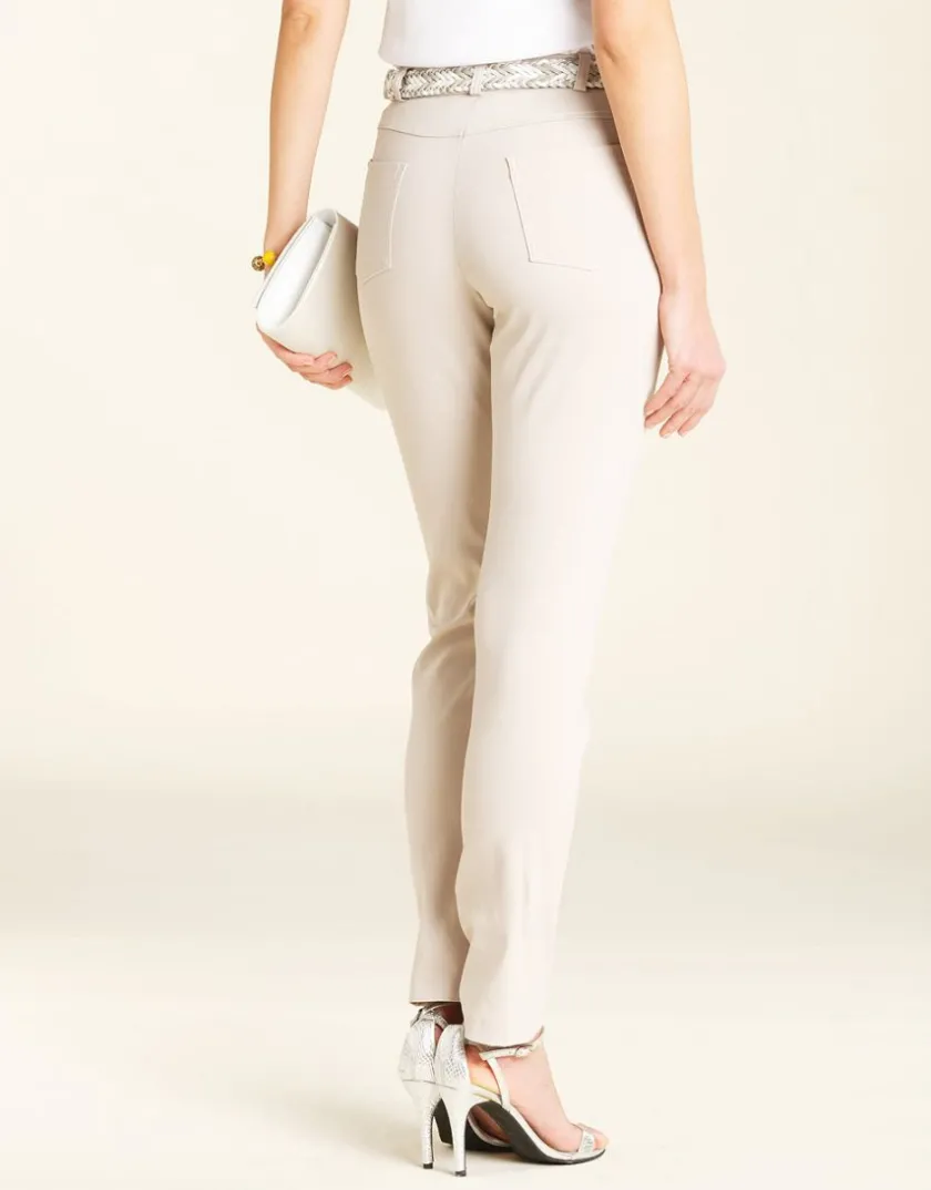 Sale Pantalon 7/8e beige Droits|Pantalons