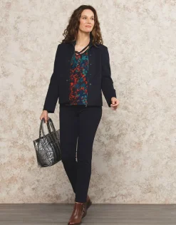 Discount Pantalon habillé marine Ajustés|Pantalons