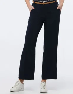 Discount Pantalon large chic bleu Larges|Pantalons