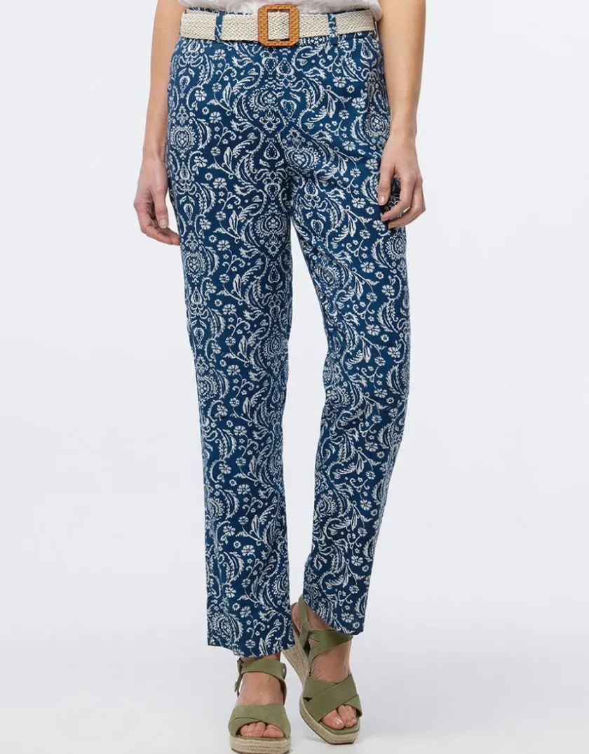 Sale Pantalon 7/8ème motif Droits|Pantalons