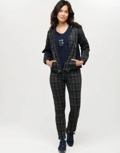 Online Pantalon milano vert Ajustés|Pantalons