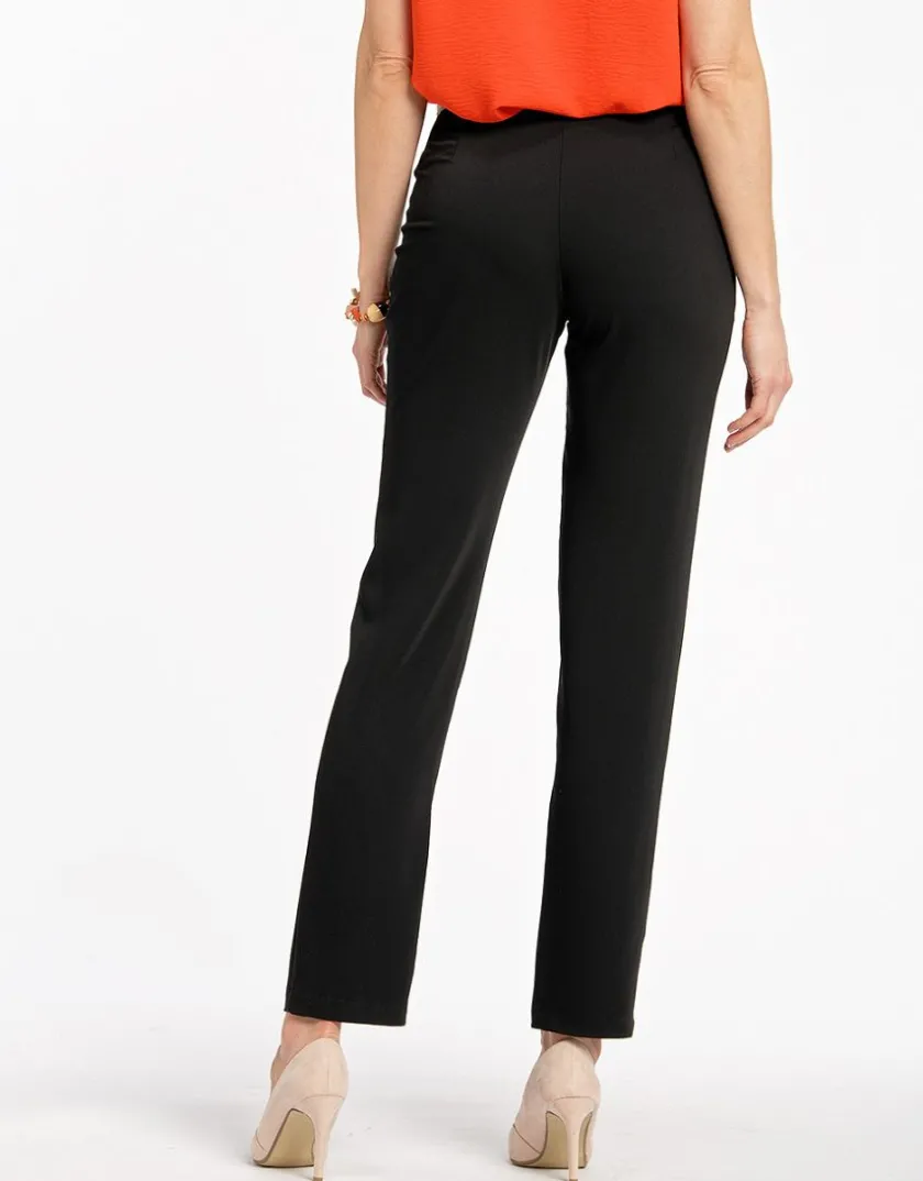 Clearance Pantalon noir city chic Droits|Pantalons