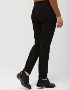 Sale Pantalon noir motifs 7/8e Droits|Pantalons
