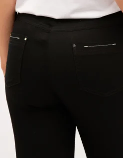 Outlet Pantalon noir stretch Slims|Pantalons