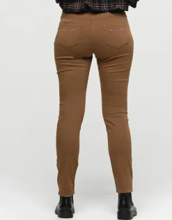 Online Pantalon slim marron Slims|Pantalons