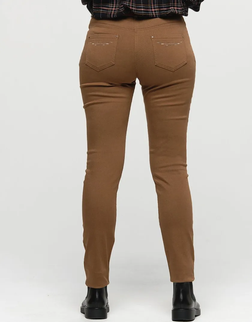 Online Pantalon slim marron Slims|Pantalons