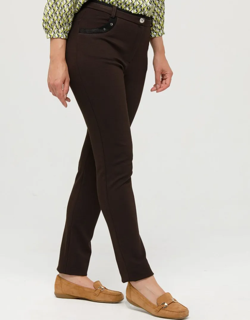 Online Pantalon slim marron Slims|Pantalons