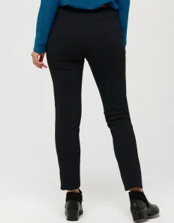 Outlet Pantalon slim motif bleu Ajustés|Slims