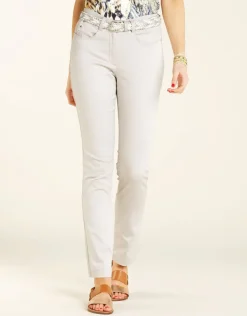 New Pantalon stretch gris Ajustés|Slims