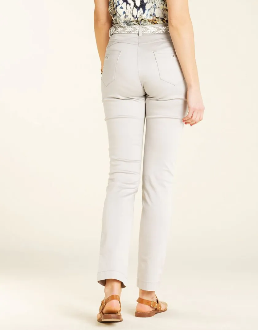 New Pantalon stretch gris Ajustés|Slims