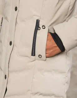 New Parka à capuche sable Doudounes|Parkas