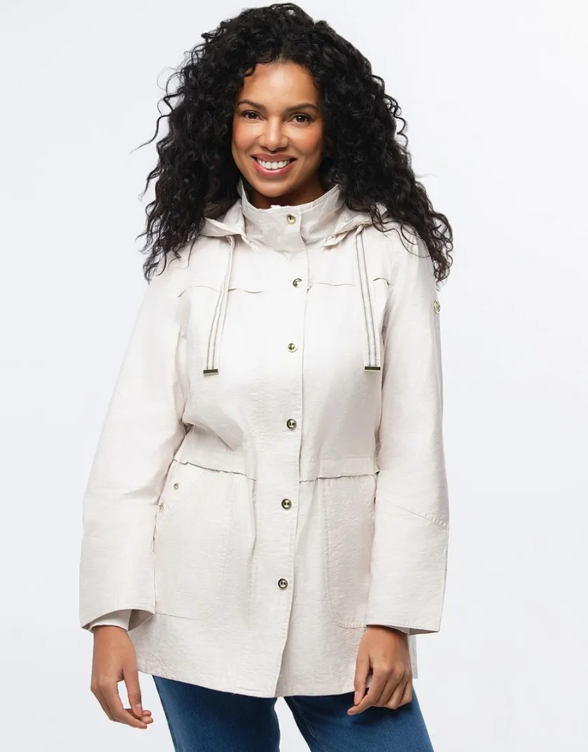 Discount Parka beige nacré Parkas|Parkas