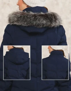 Sale Parka bleue encre Doudounes|Parkas