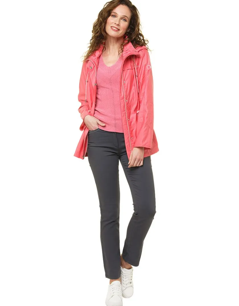 Best Parka courte rouge corail Parkas|Parkas