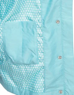 Outlet Parka courte turquoise Parkas|Parkas