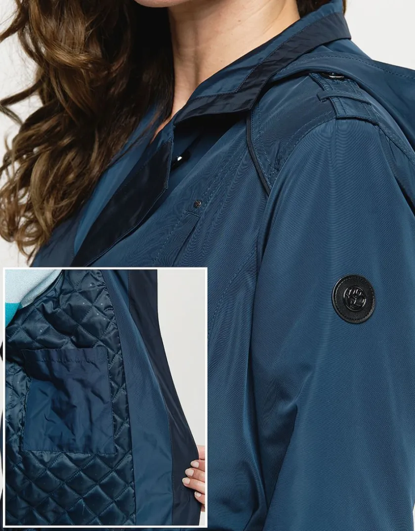 Discount Parka trench bleu Doudounes|Parkas
