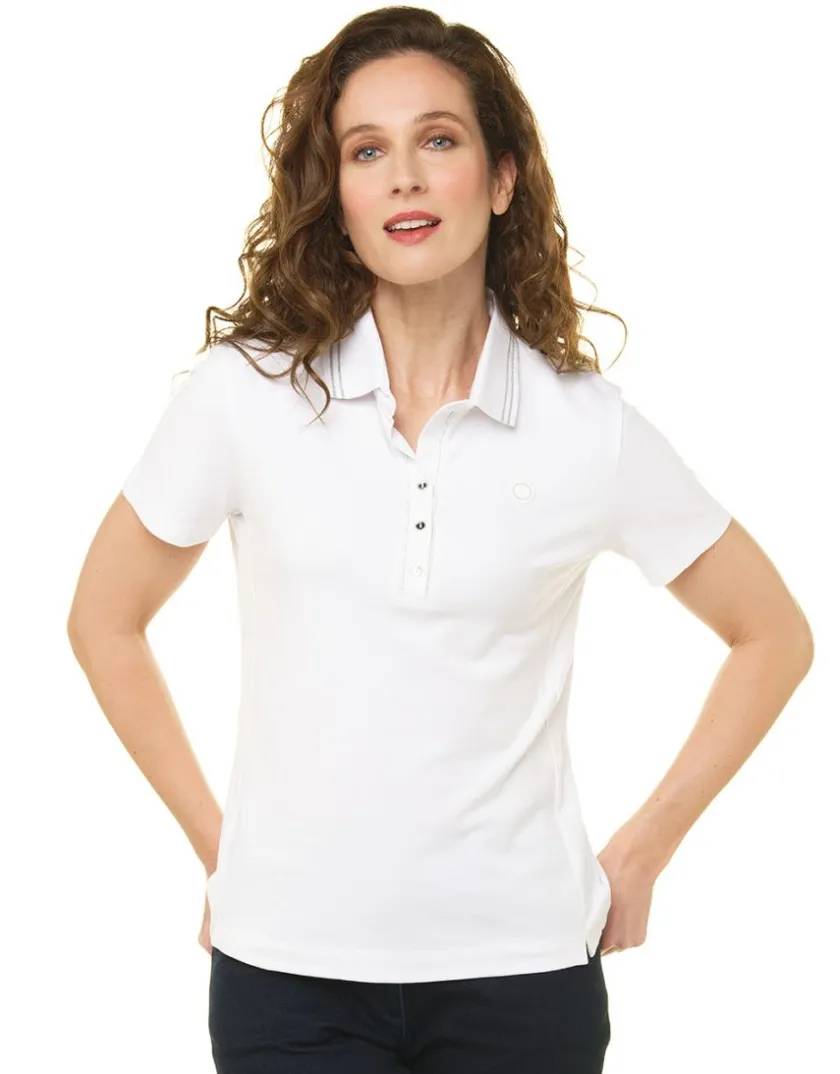 Sale Polo coton blanc T-shirts|Hauts