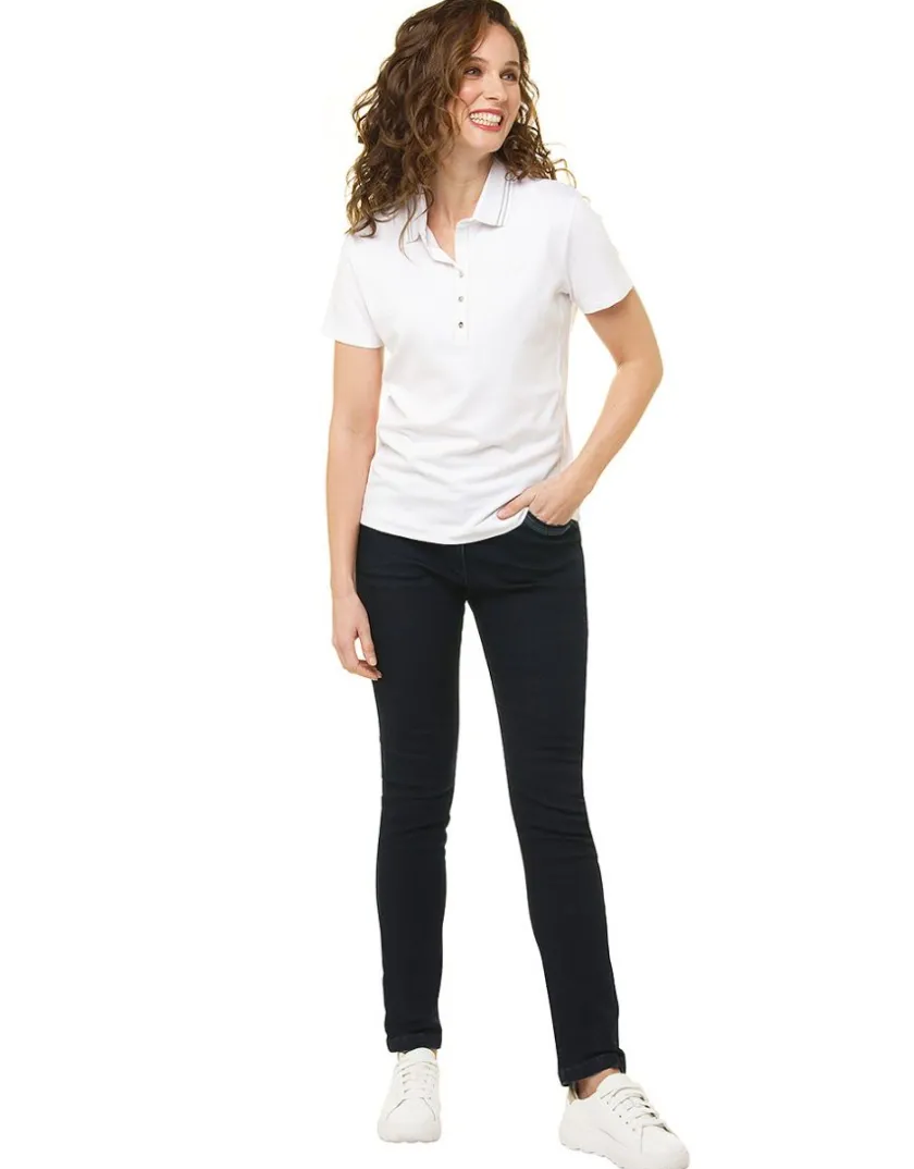 Sale Polo coton blanc T-shirts|Hauts