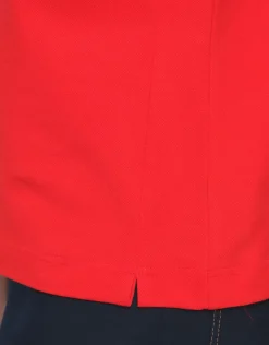 Fashion Polo rouge coton T-shirts|Hauts