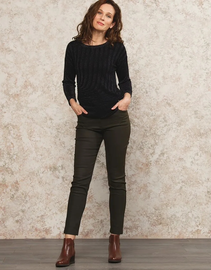 Online Pull chic brillant noir Pulls|Maille