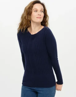 Online Pull col bateau marine Pulls|Maille