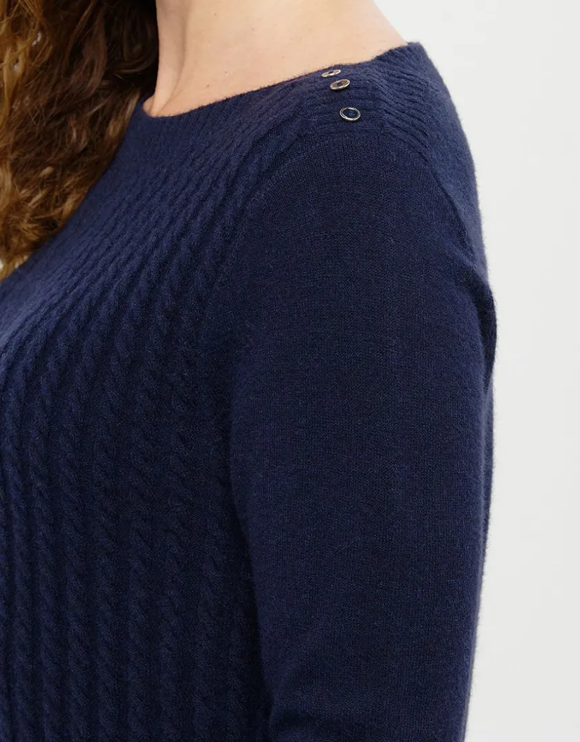 Online Pull col bateau marine Pulls|Maille