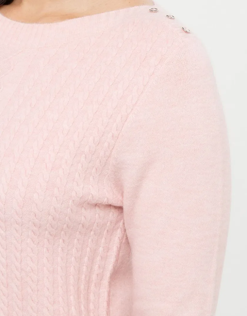 Discount Pull col bateau rose Pulls|Maille