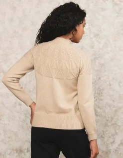 Outlet Pull col montant beige Pulls|Maille