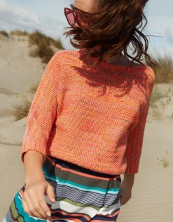 Best Pull corail chiné Pulls|Maille