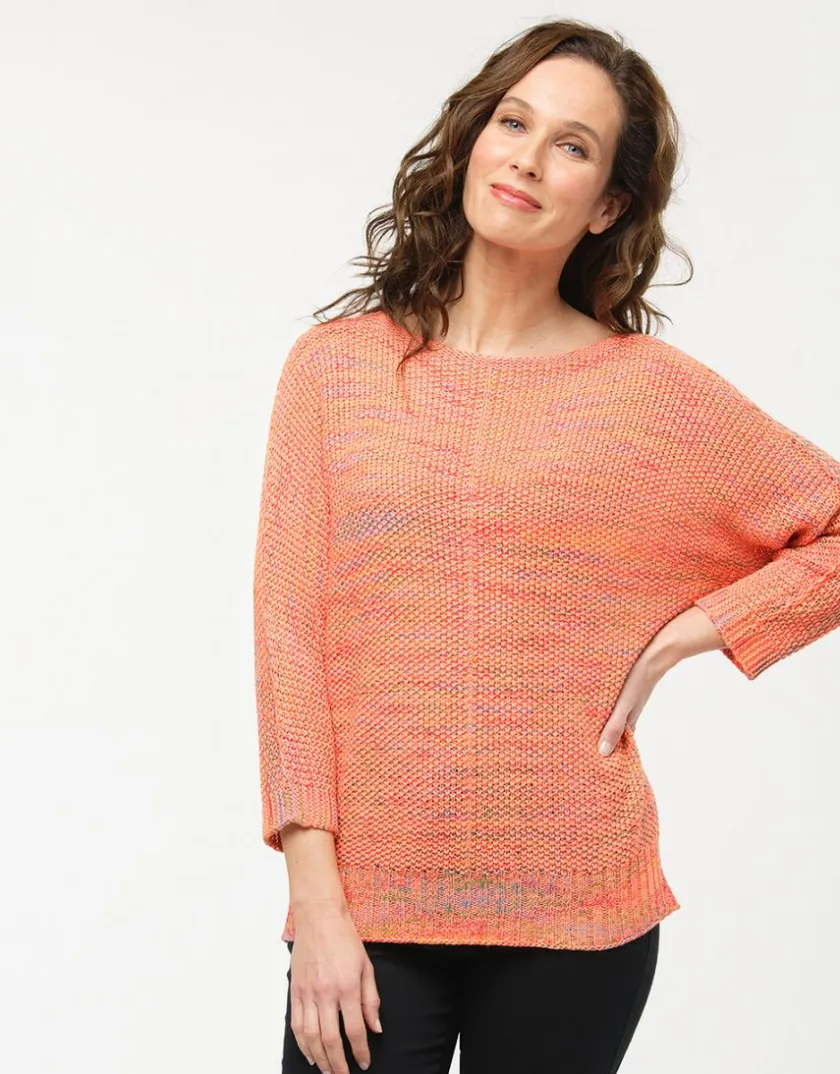 Best Pull corail chiné Pulls|Maille