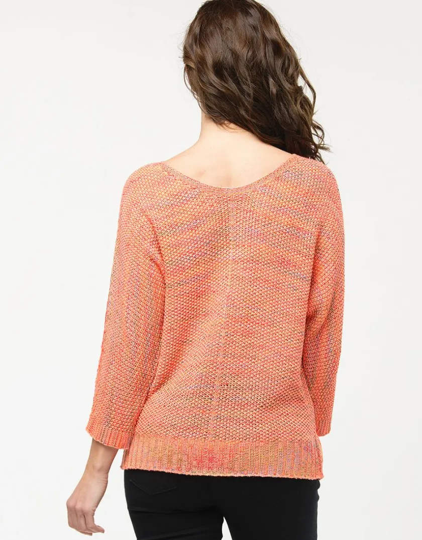 Best Pull corail chiné Pulls|Maille