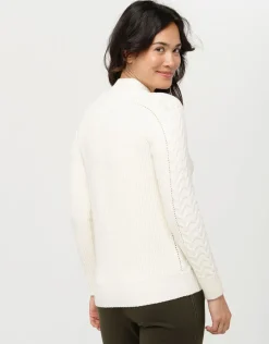 Fashion Pull doux écru torsades Pulls|Maille