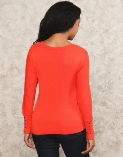 Best Pull fin orange Pulls|Maille