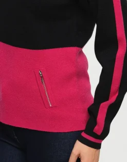 Hot Pull fuchsia milano Pulls|Maille