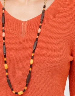 Discount Pull irisé orange Pulls|Maille