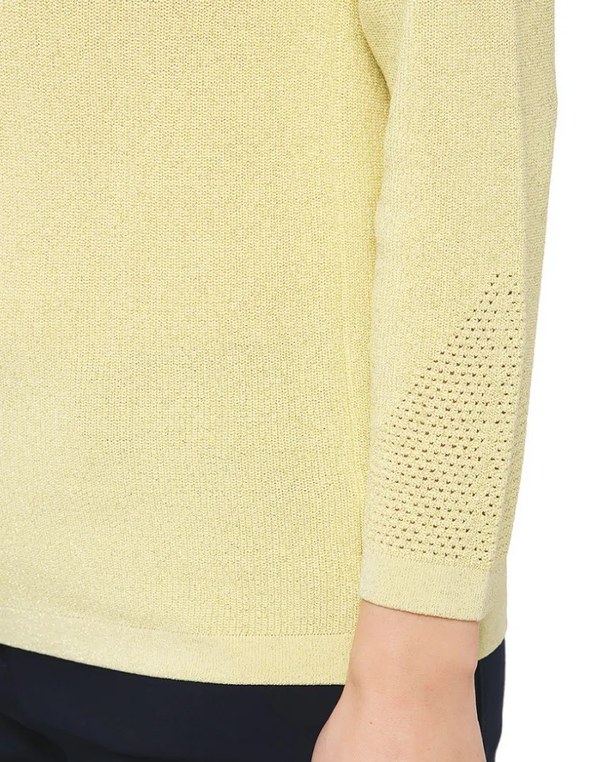 Online Pull jaune irisé Maille|Pulls