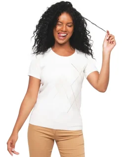 New Pull manche courte écru Pulls|Maille