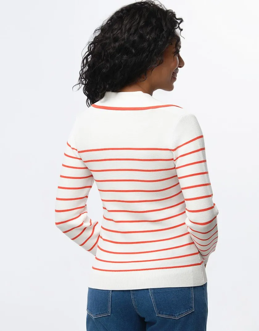 Sale Pull marinière écru Pulls|Maille