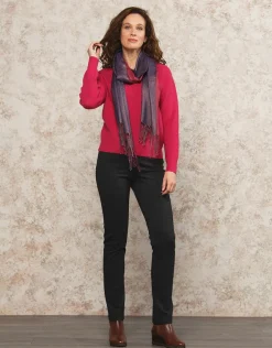 Clearance Pull mélange laine fushia Pulls|Maille
