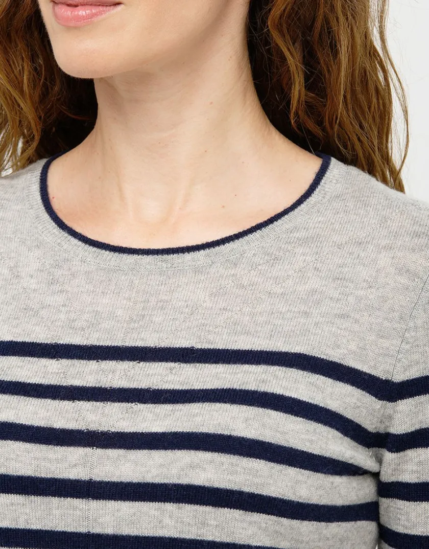 Online Pull rayé laine cachemire Pulls|Maille