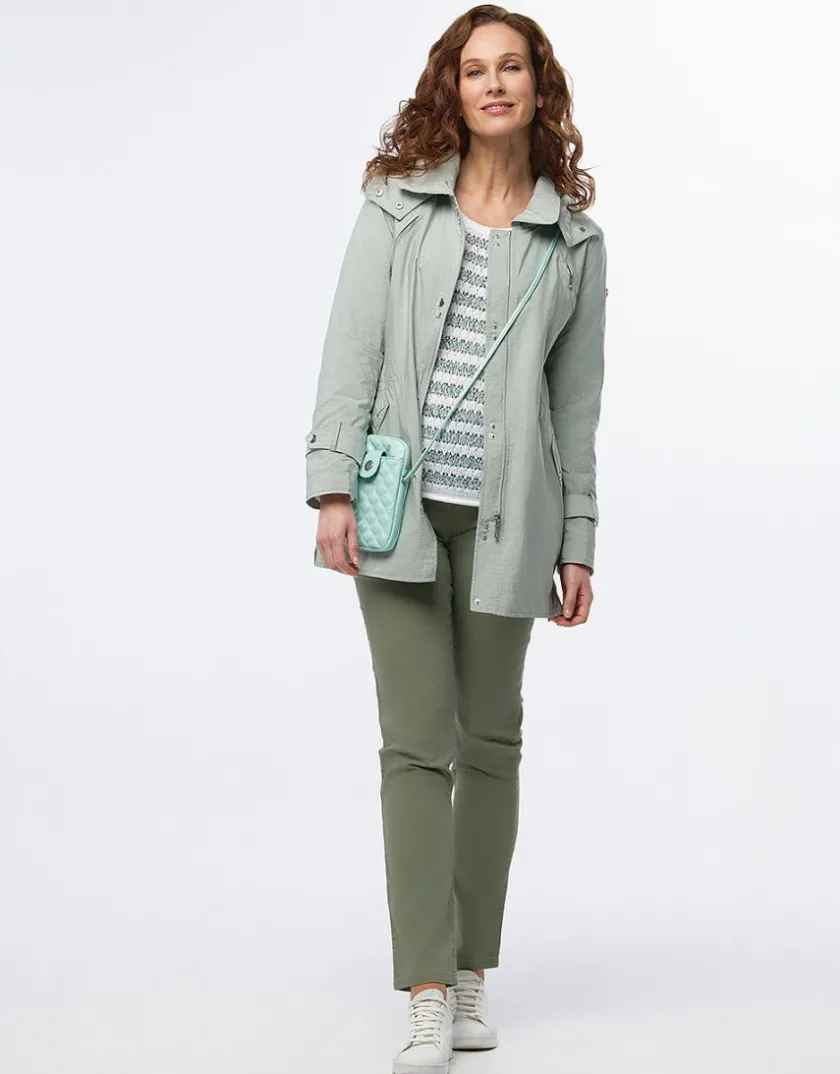 Clearance Pull rayé tilleul Pulls|Maille