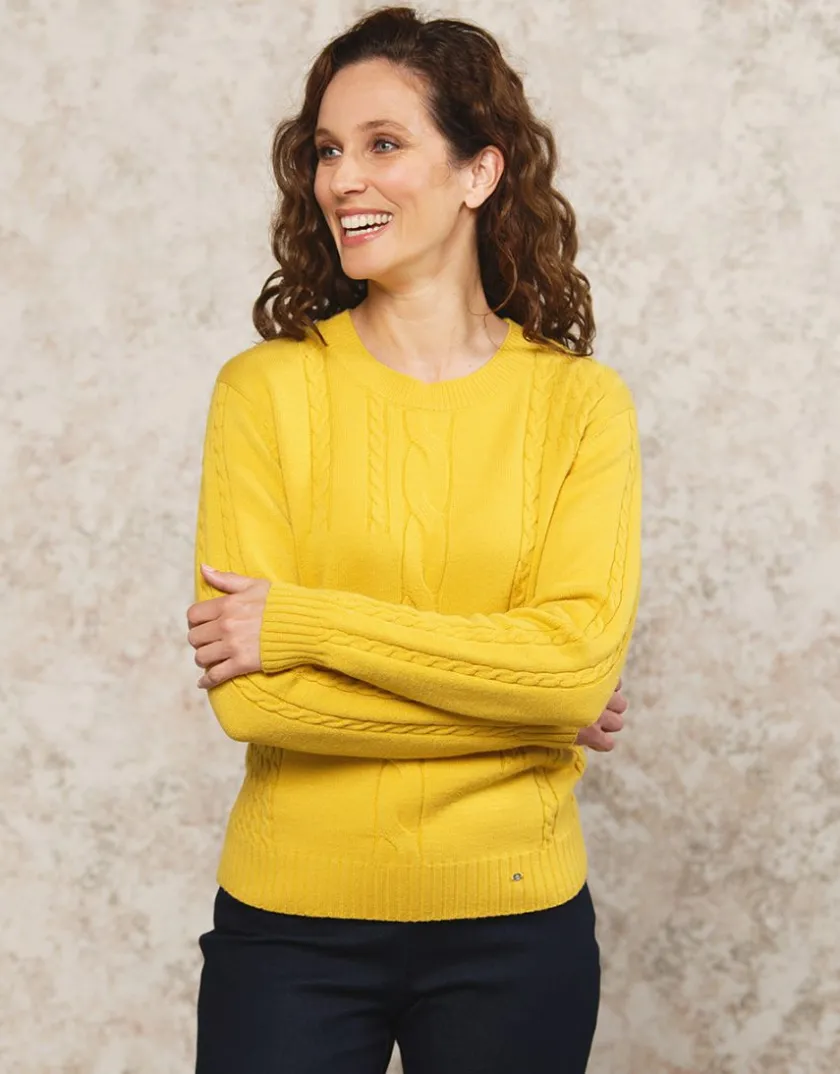 Clearance Pull torsade ocre Pulls|Maille